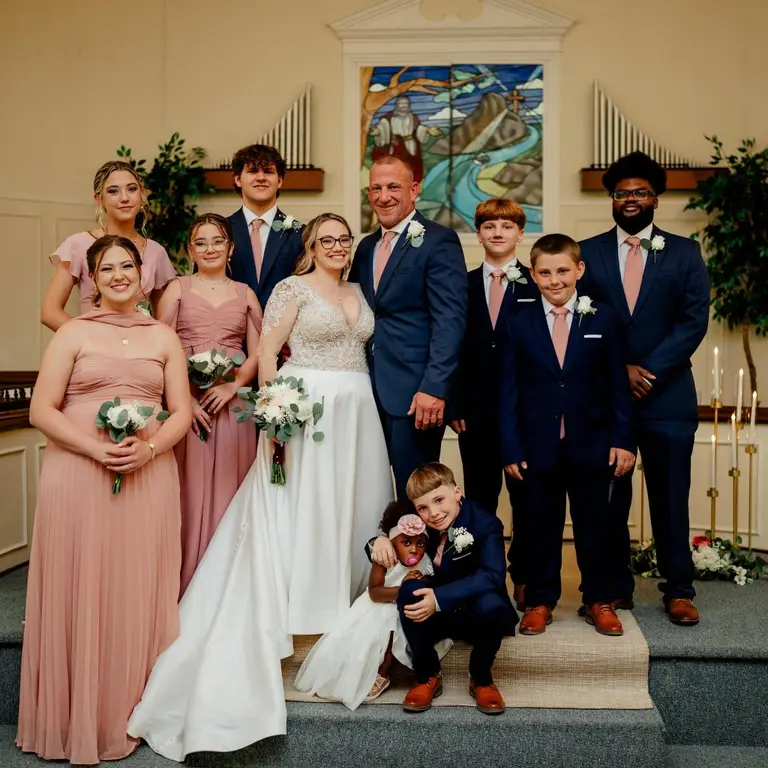 Joseph, with family.